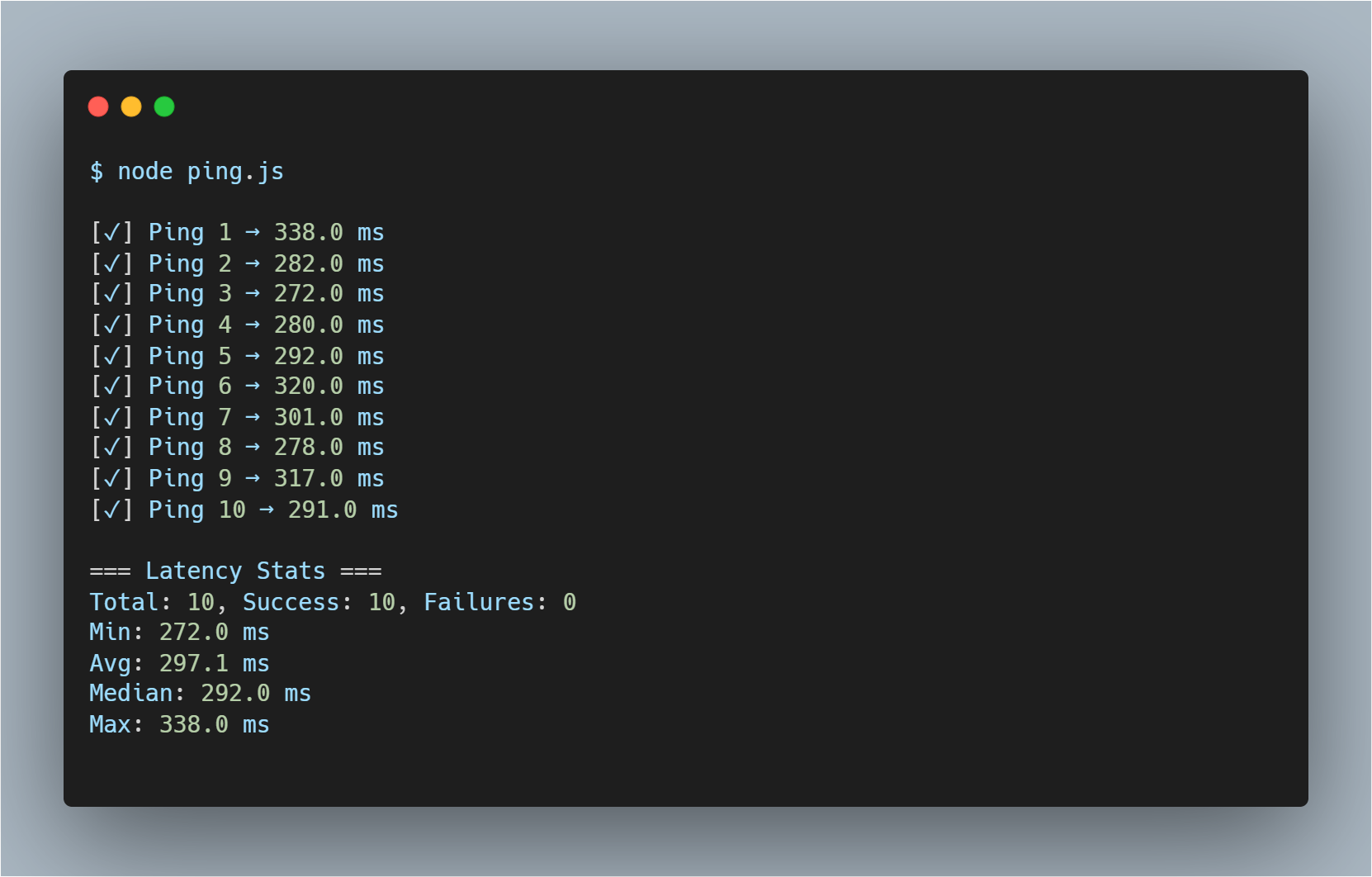 Ping With Proxy Screenshot